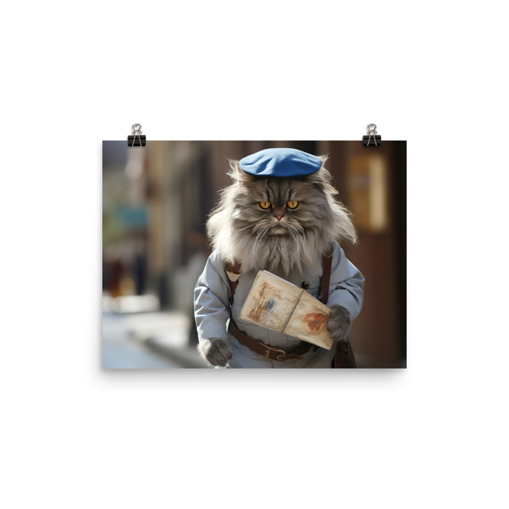 Persian Mail Carrier Photo paper poster - PosterfyAI.com