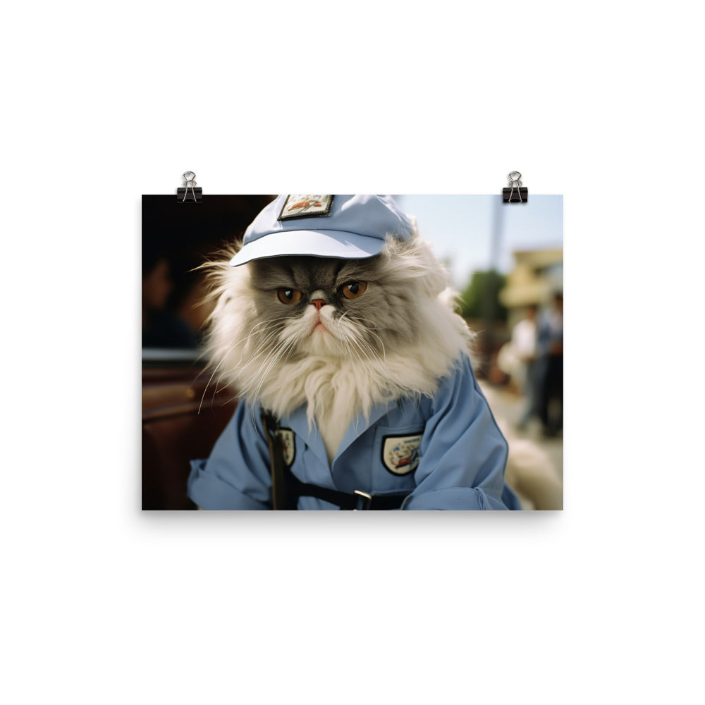 Persian Mail Carrier Photo paper poster - PosterfyAI.com