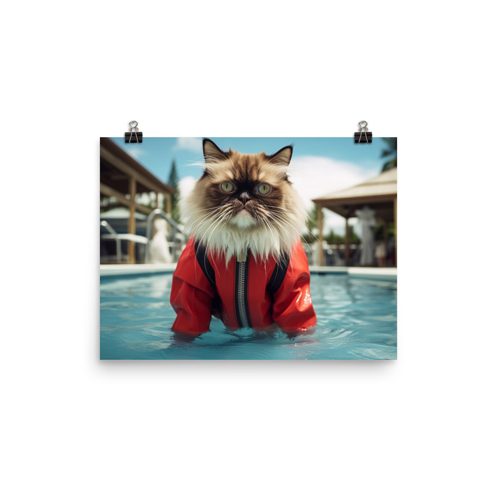 Himalayan Lifeguard Photo paper poster - PosterfyAI.com