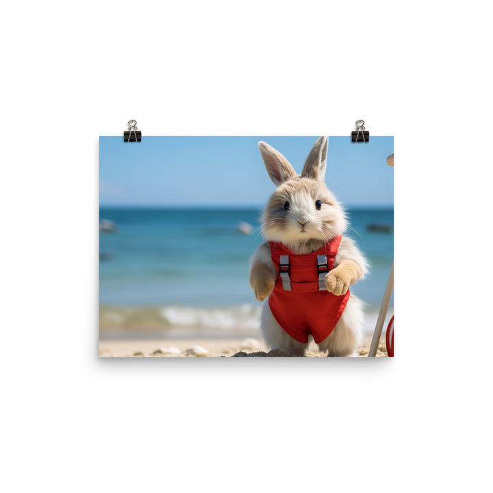 Lionhead Lifeguard Photo paper poster - PosterfyAI.com