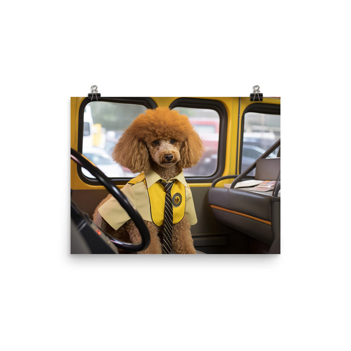 Poodle Transit Operator Photo paper poster - PosterfyAI.com