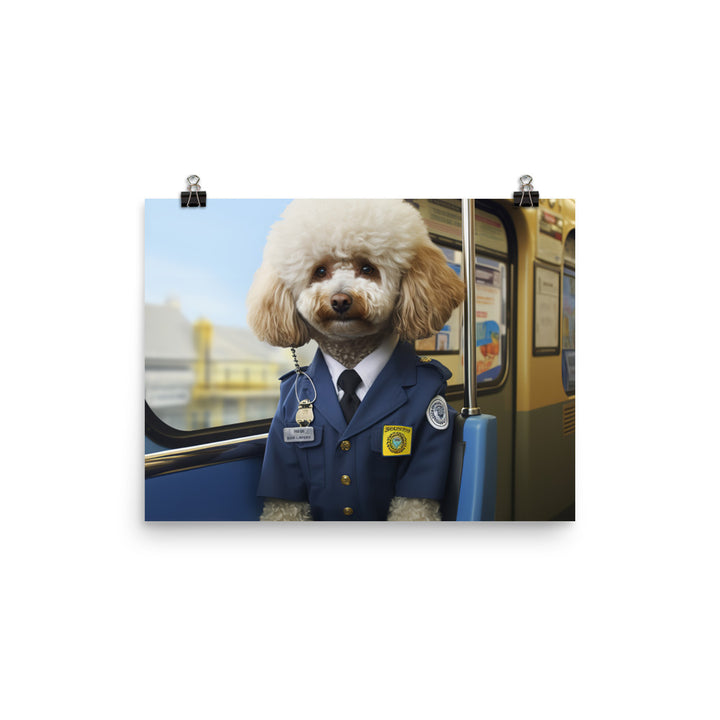 Poodle Transit Operator Photo paper poster - PosterfyAI.com