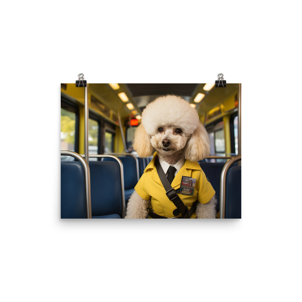 Poodle Transit Operator Photo paper poster - PosterfyAI.com