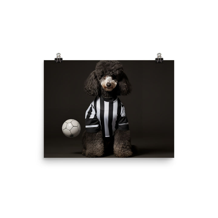 Poodle Referee Photo paper poster - PosterfyAI.com