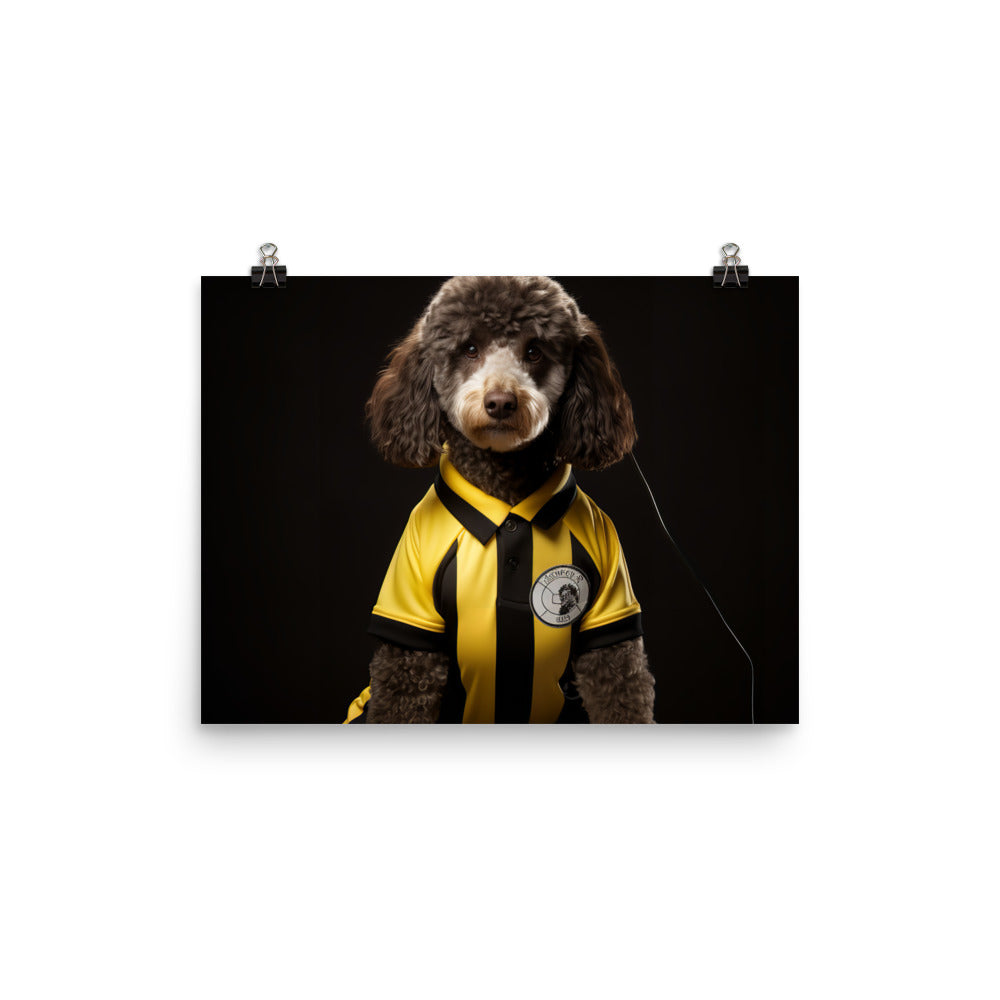 Poodle Referee Photo paper poster - PosterfyAI.com