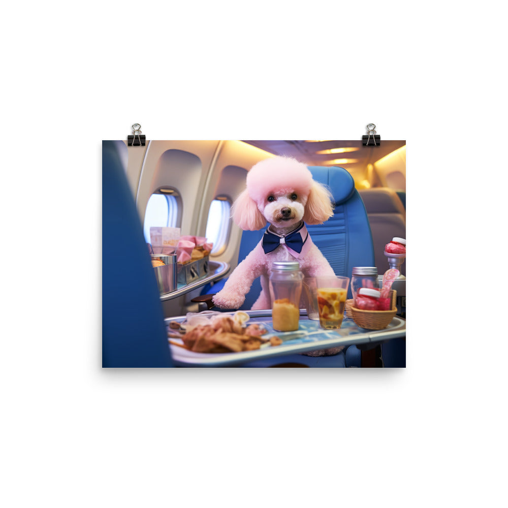 Poodle Cabin Crew Photo paper poster - PosterfyAI.com