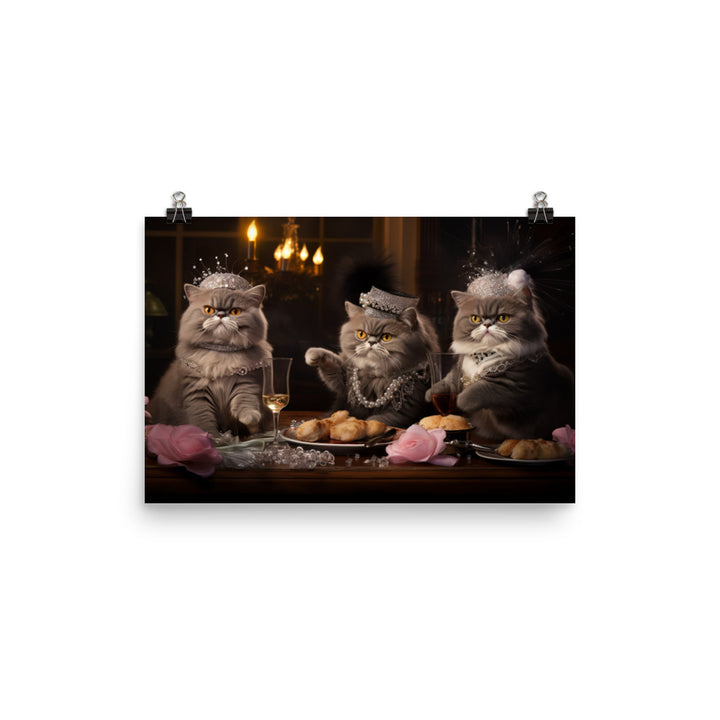 Exotic Shorthair Photo paper poster - PosterfyAI.com