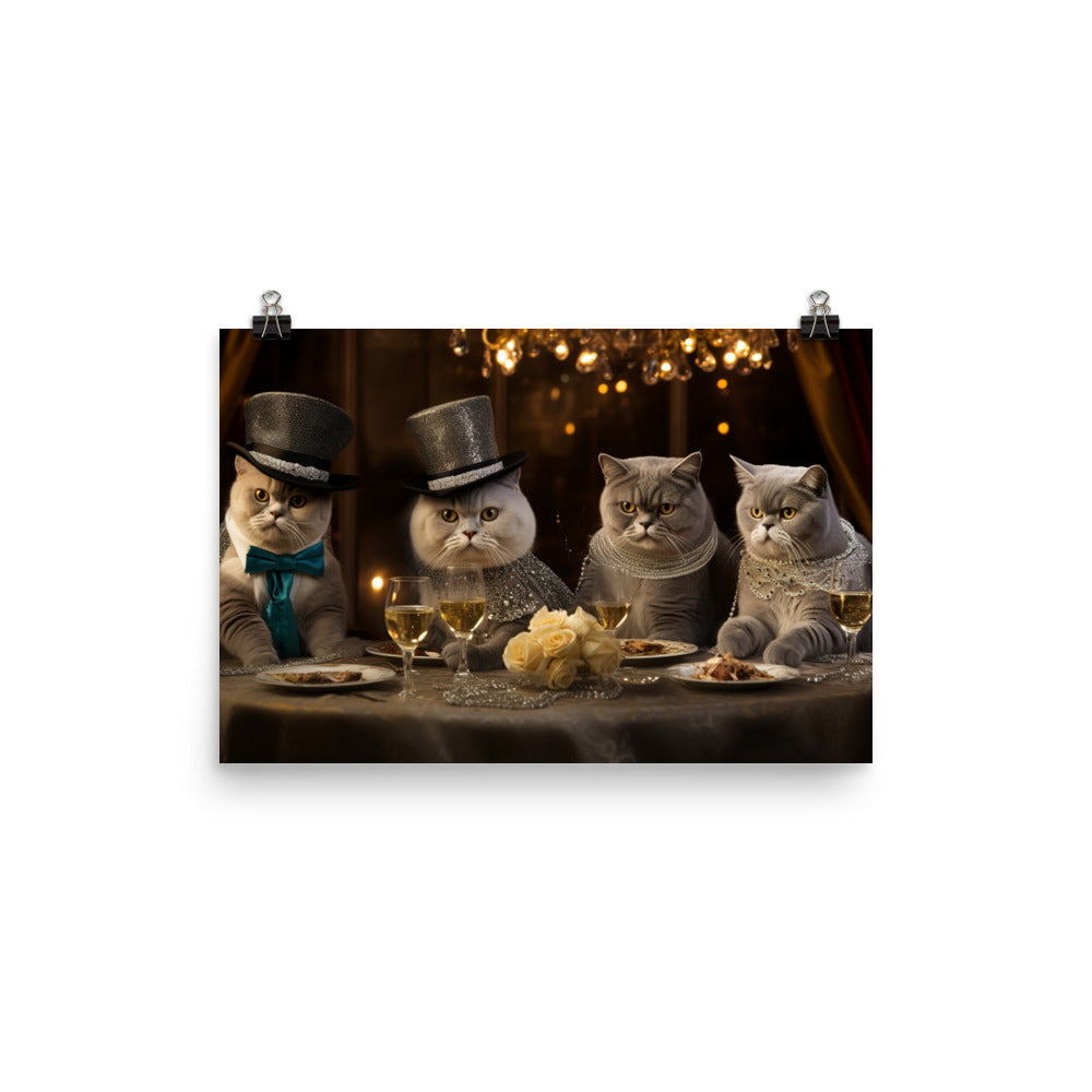 Exotic Shorthair Photo paper poster - PosterfyAI.com