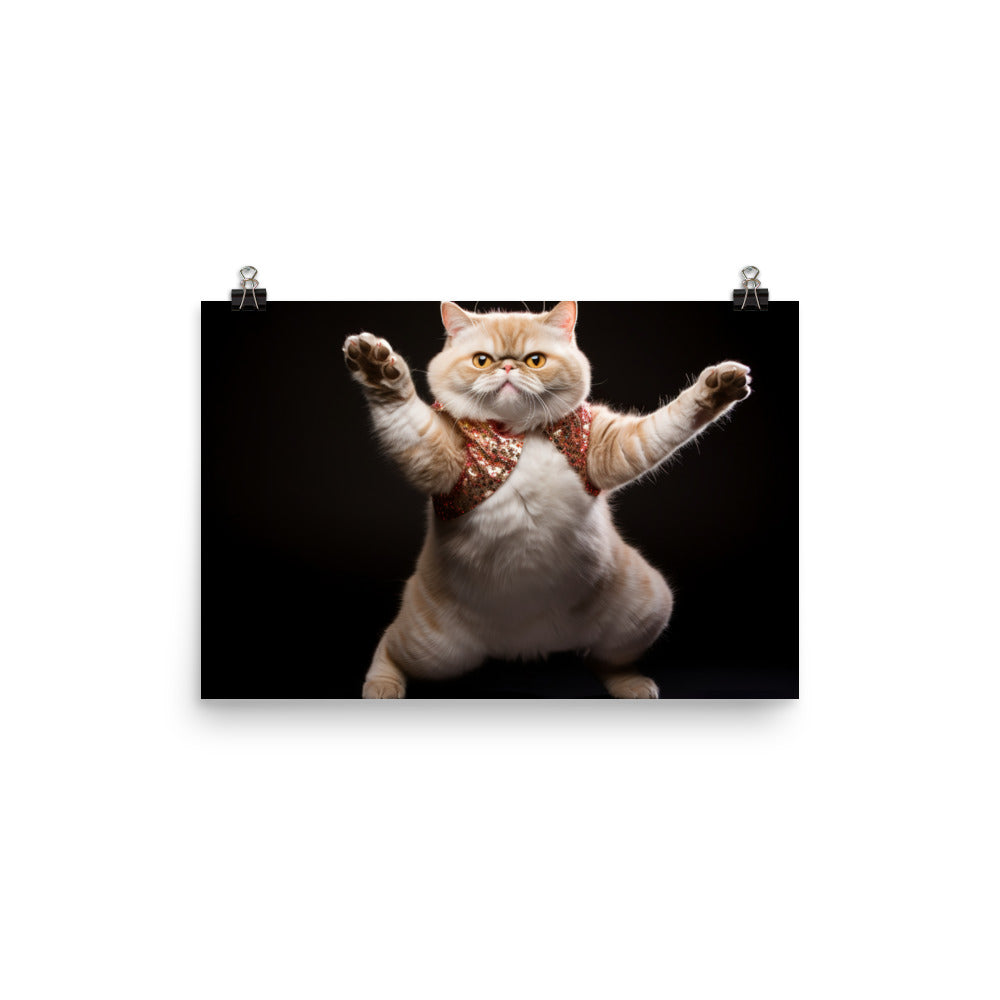 Exotic Shorthair Photo paper poster - PosterfyAI.com