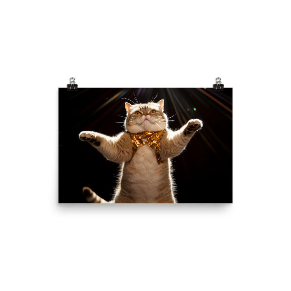 Exotic Shorthair Photo paper poster - PosterfyAI.com