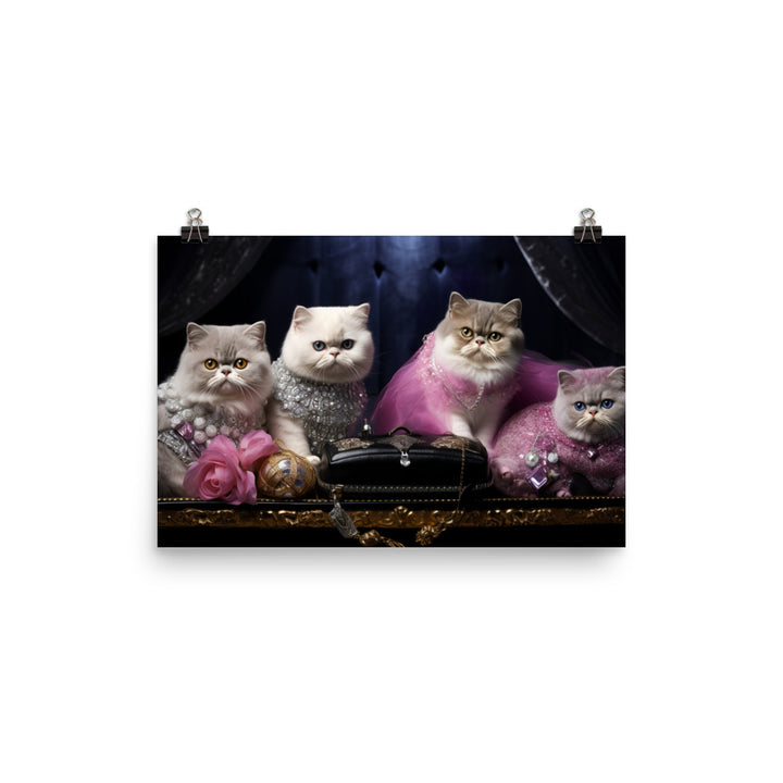 Exotic Shorthair Photo paper poster - PosterfyAI.com