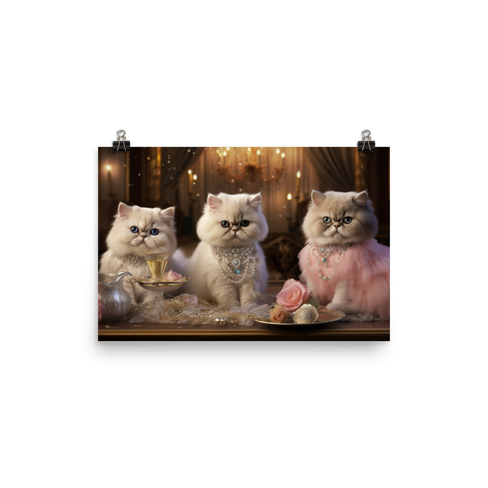 Exotic Shorthair Photo paper poster - PosterfyAI.com