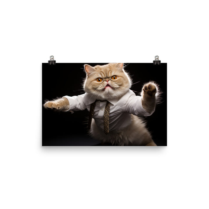 Exotic Shorthair Photo paper poster - PosterfyAI.com