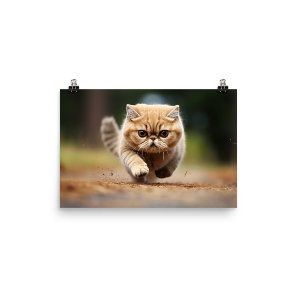 Exotic Shorthair Photo paper poster - PosterfyAI.com