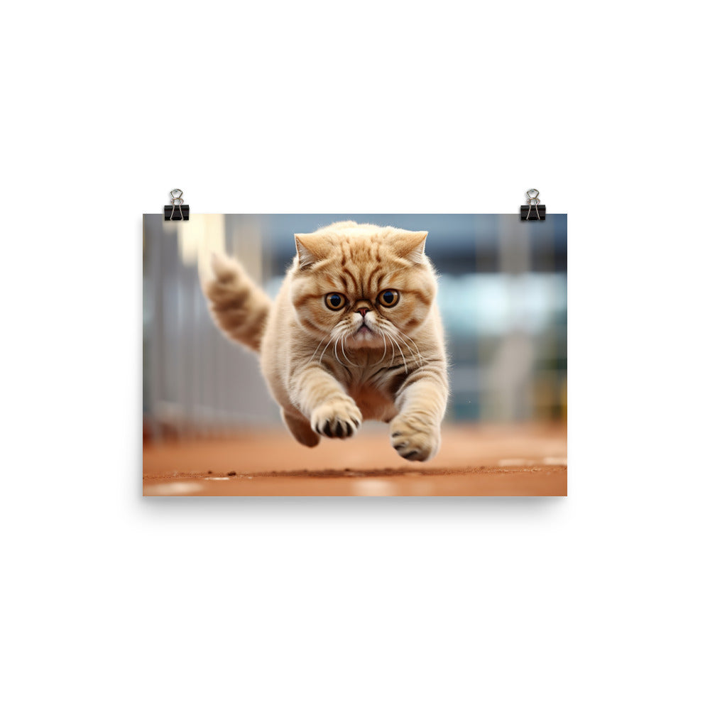 Exotic Shorthair Photo paper poster - PosterfyAI.com