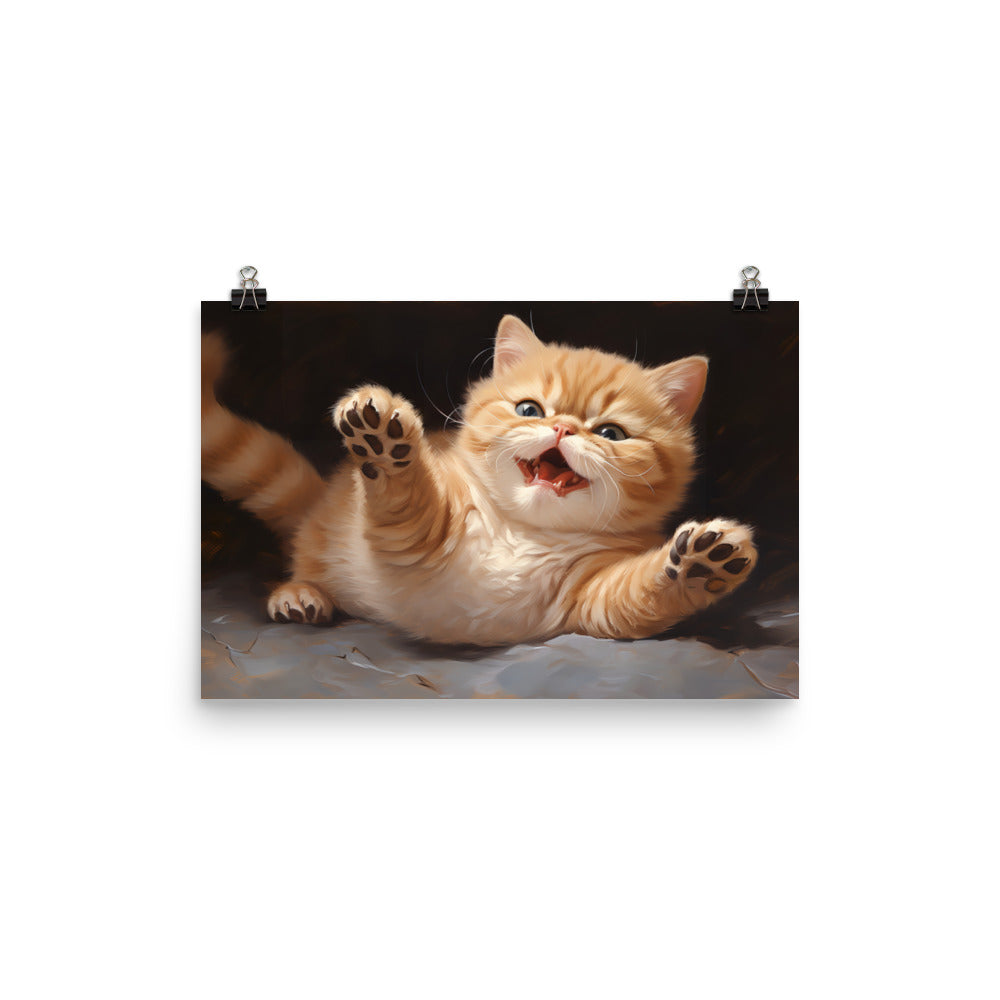 Exotic Shorthair Photo paper poster - PosterfyAI.com