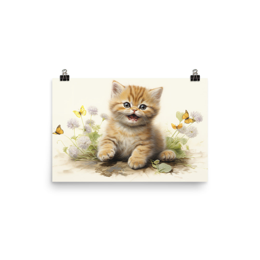 Exotic Shorthair Photo paper poster - PosterfyAI.com