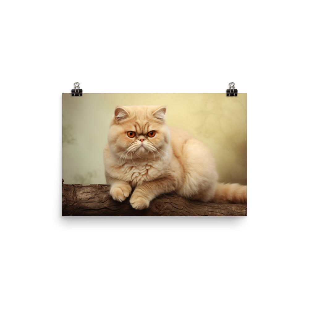 Exotic Shorthair Photo paper poster - PosterfyAI.com