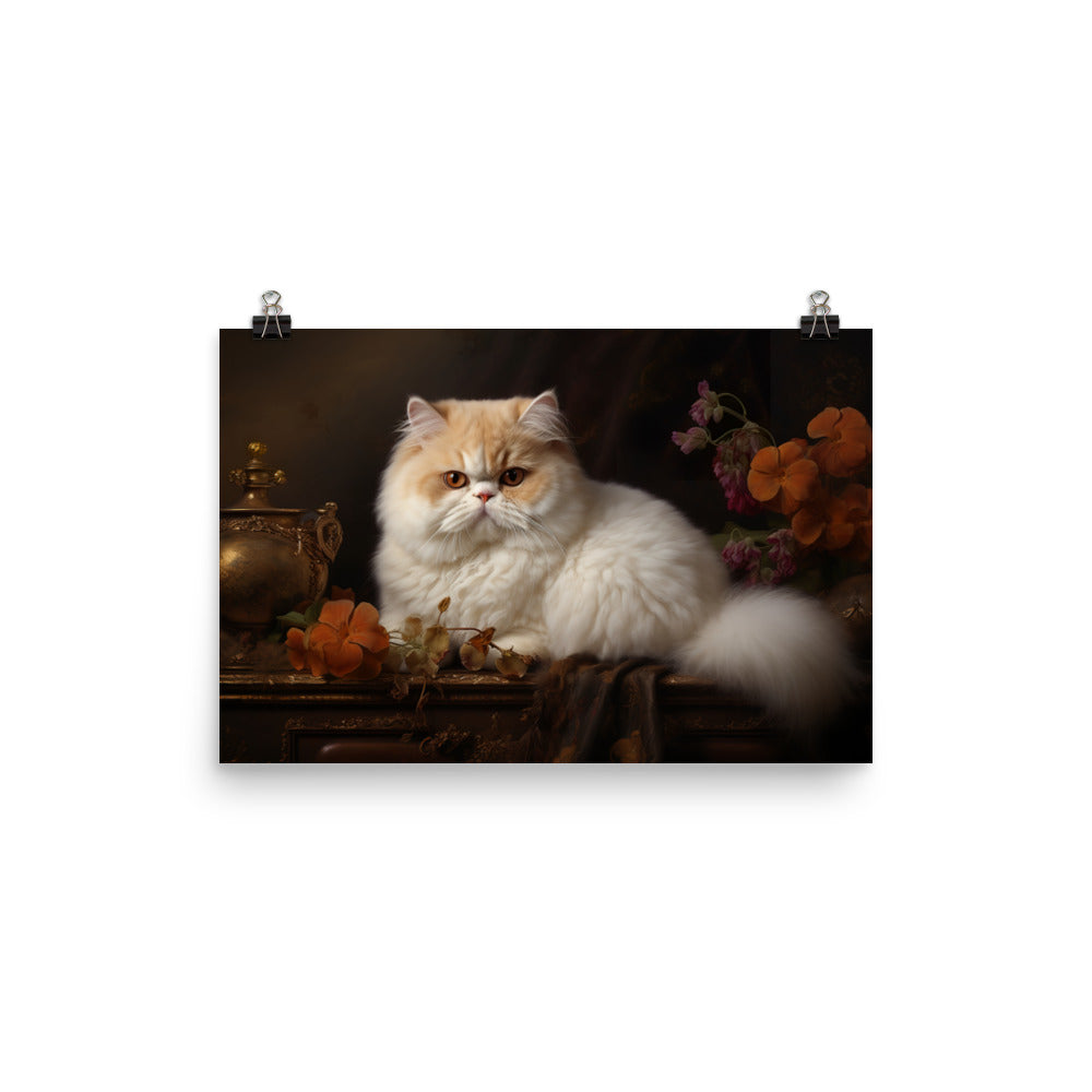 Exotic Shorthair Photo paper poster - PosterfyAI.com