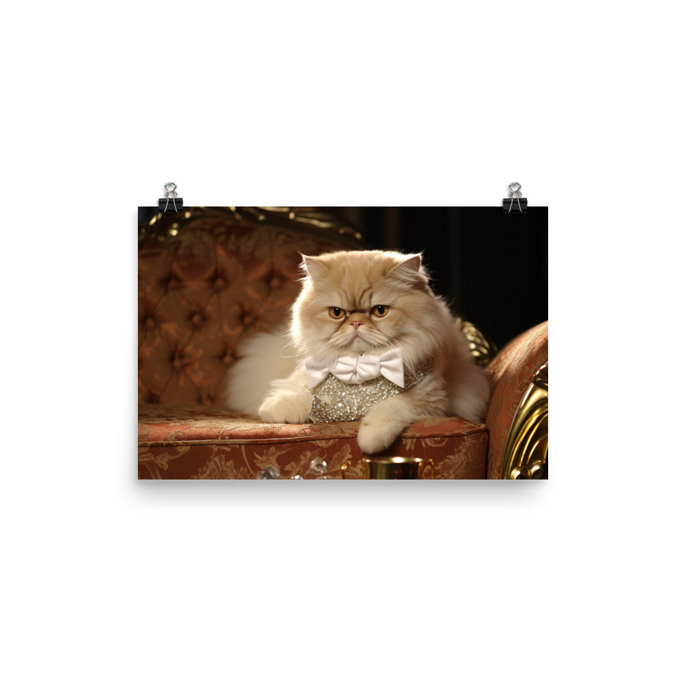 Exotic Shorthair Photo paper poster - PosterfyAI.com