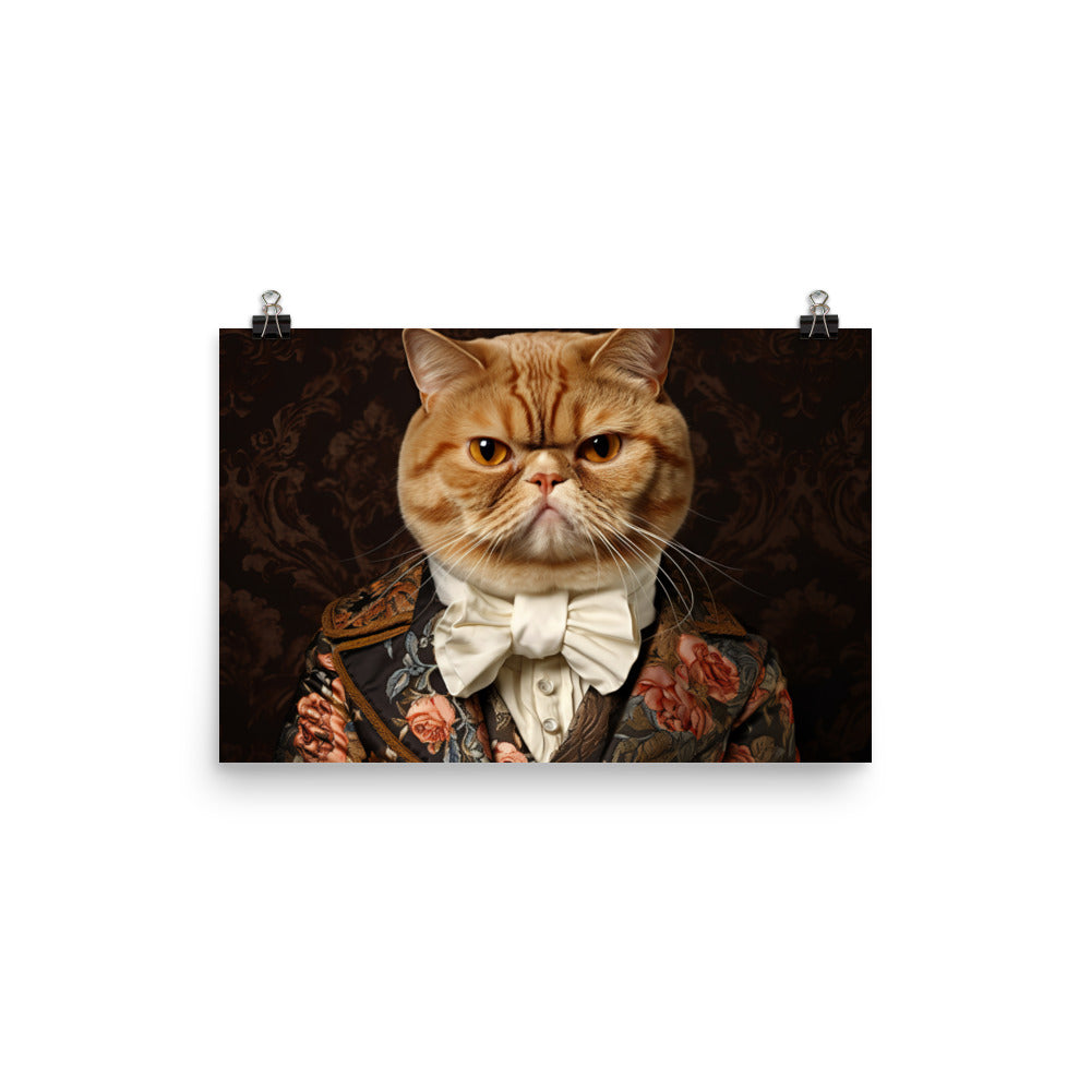 Exotic Shorthair Photo paper poster - PosterfyAI.com