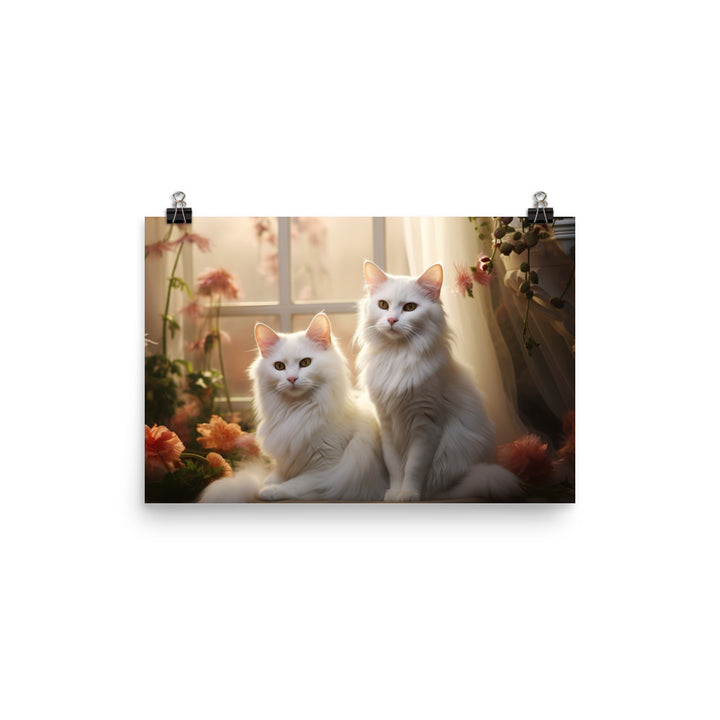 Turkish Van Photo paper poster - PosterfyAI.com