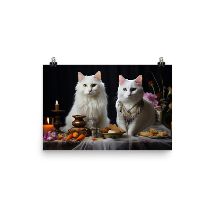 Turkish Van Photo paper poster - PosterfyAI.com