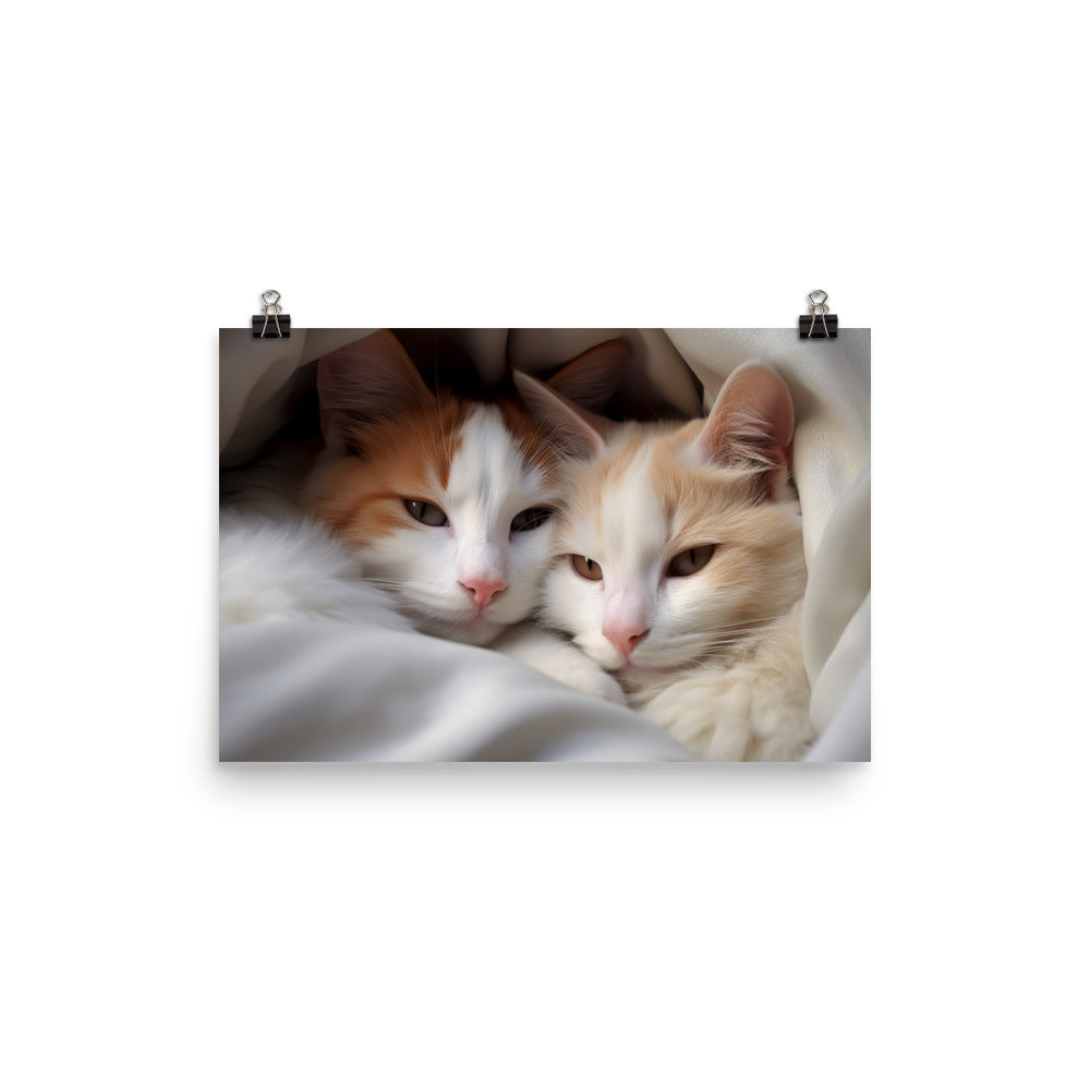 Turkish Van Photo paper poster - PosterfyAI.com