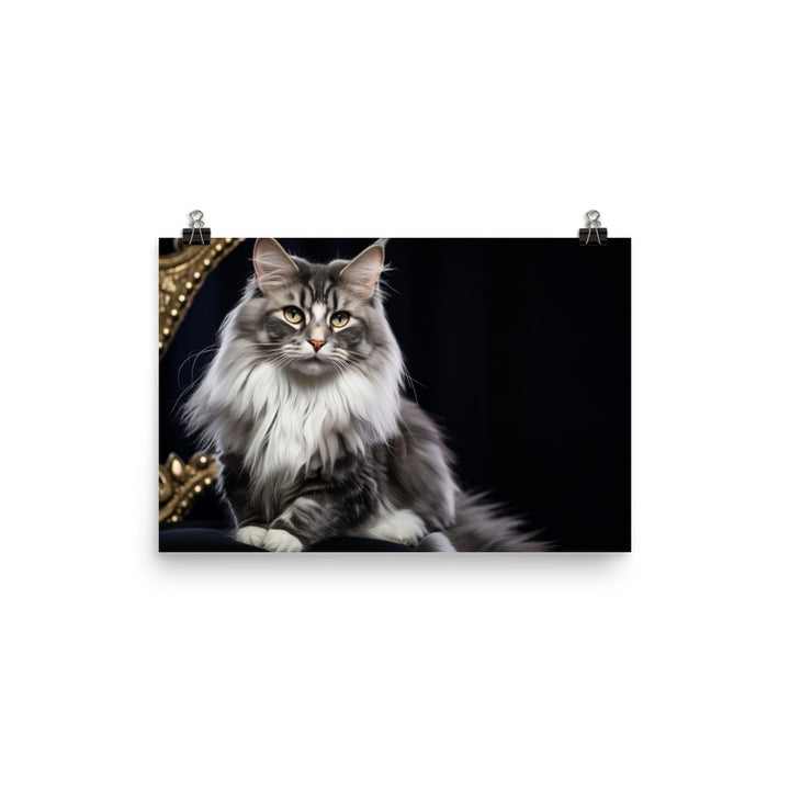 Norwegian Forest Photo paper poster - PosterfyAI.com