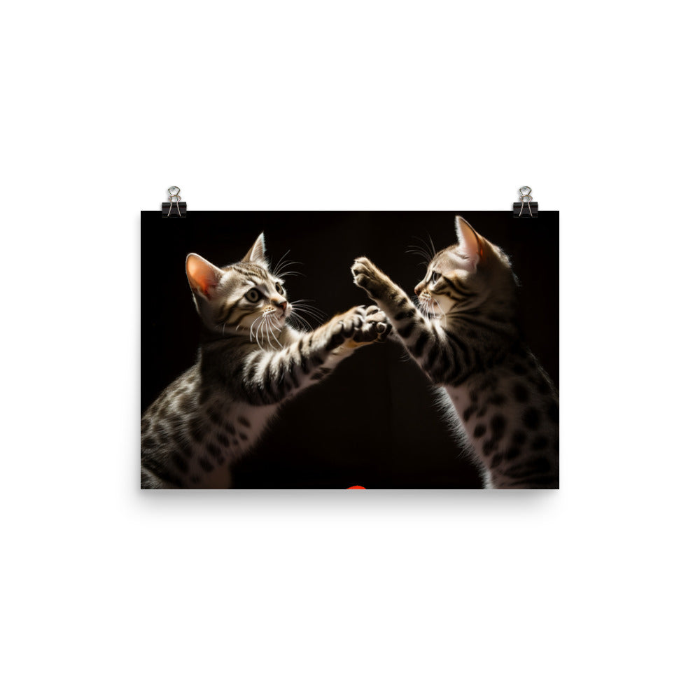 Egyptian Mau Photo paper poster - PosterfyAI.com