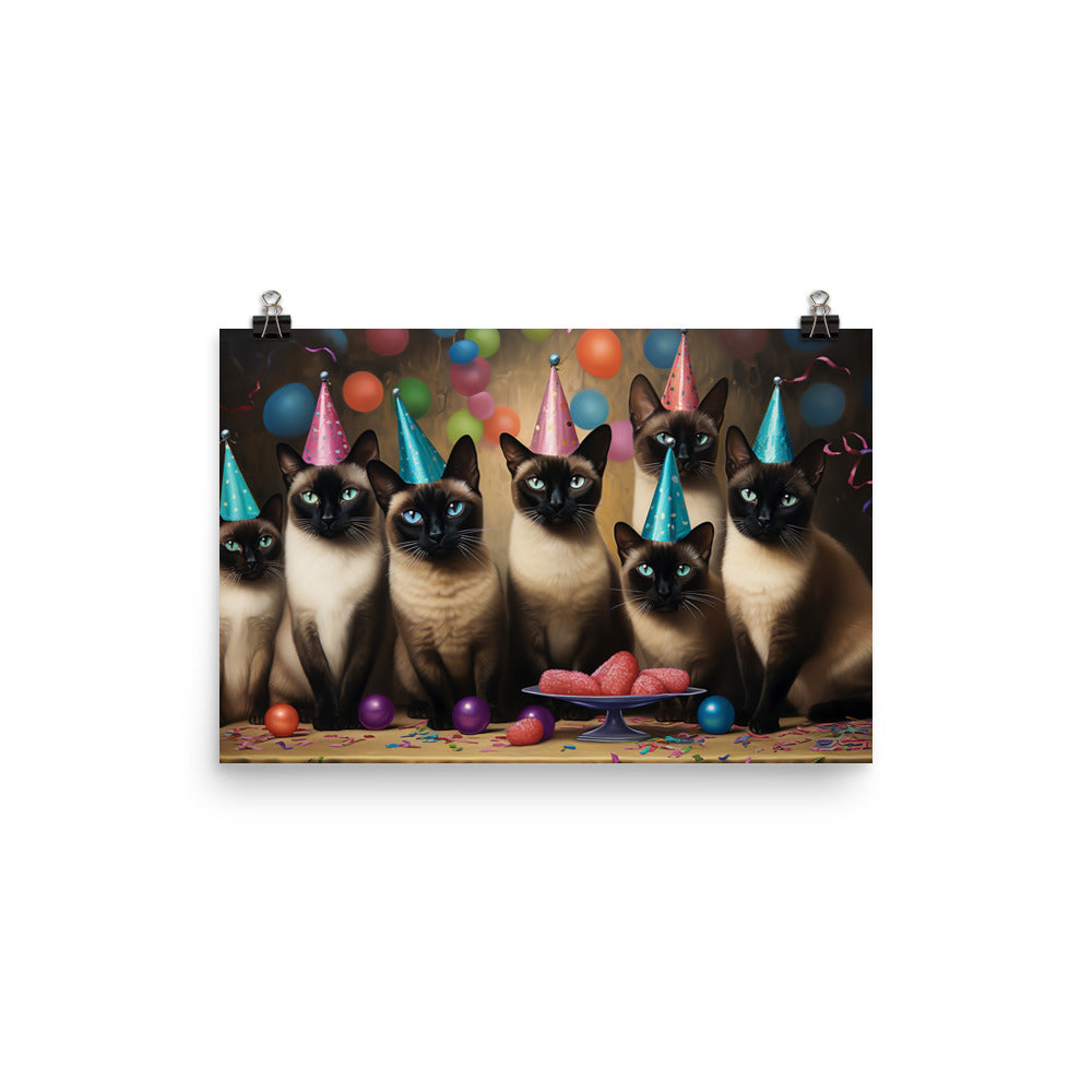 Siamese Photo paper poster - PosterfyAI.com