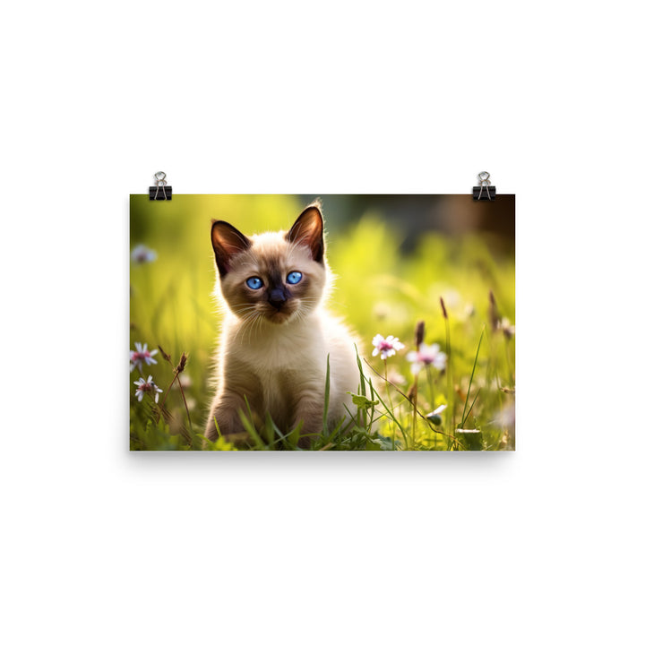 Siamese Photo paper poster - PosterfyAI.com