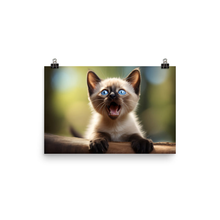 Siamese Photo paper poster - PosterfyAI.com