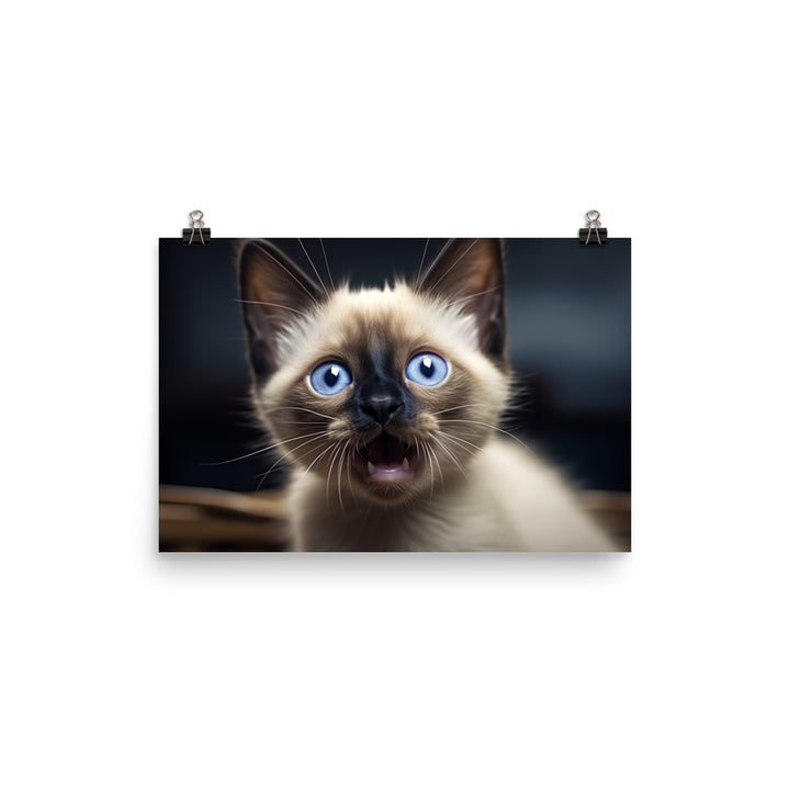 Siamese Photo paper poster - PosterfyAI.com