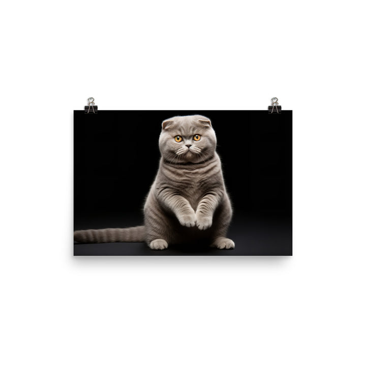 Scottish Fold Photo paper poster - PosterfyAI.com