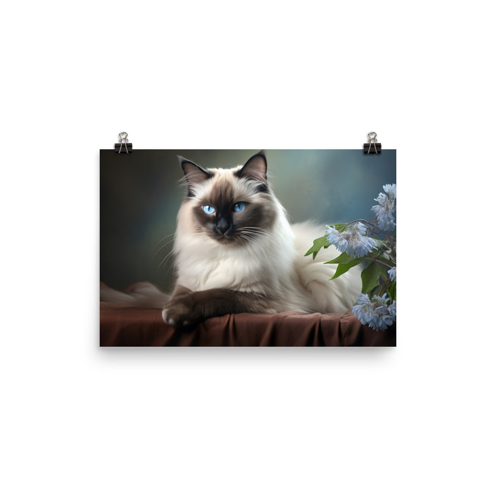 Birman Photo paper poster - PosterfyAI.com