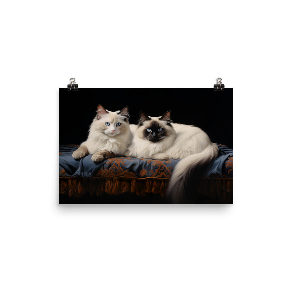 Birman Photo paper poster - PosterfyAI.com