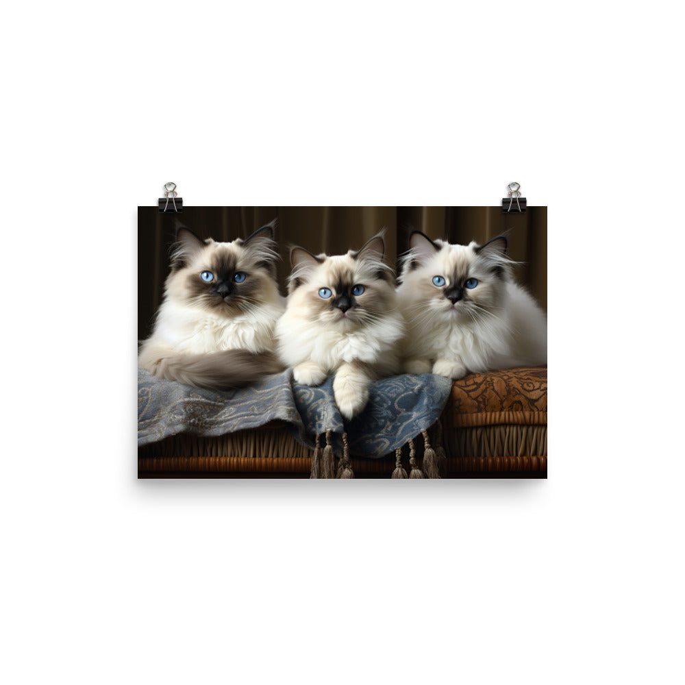 Birman Photo paper poster - PosterfyAI.com