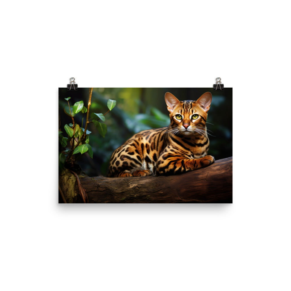 Bengal Photo paper poster - PosterfyAI.com