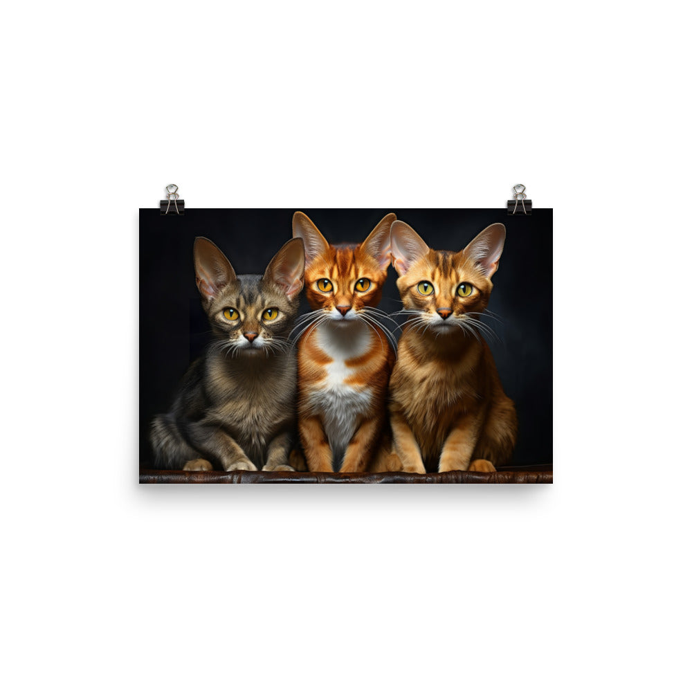 Abyssinian Photo paper poster - PosterfyAI.com