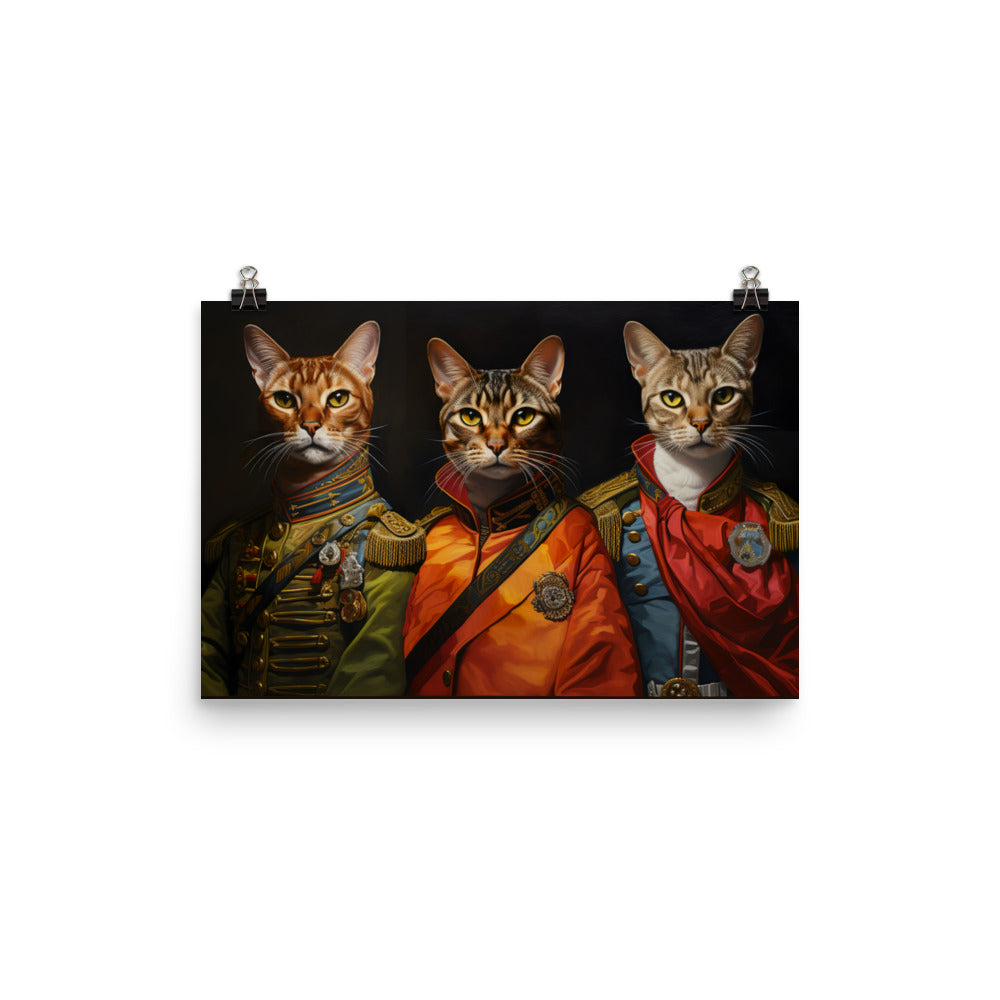 Abyssinian Photo paper poster - PosterfyAI.com