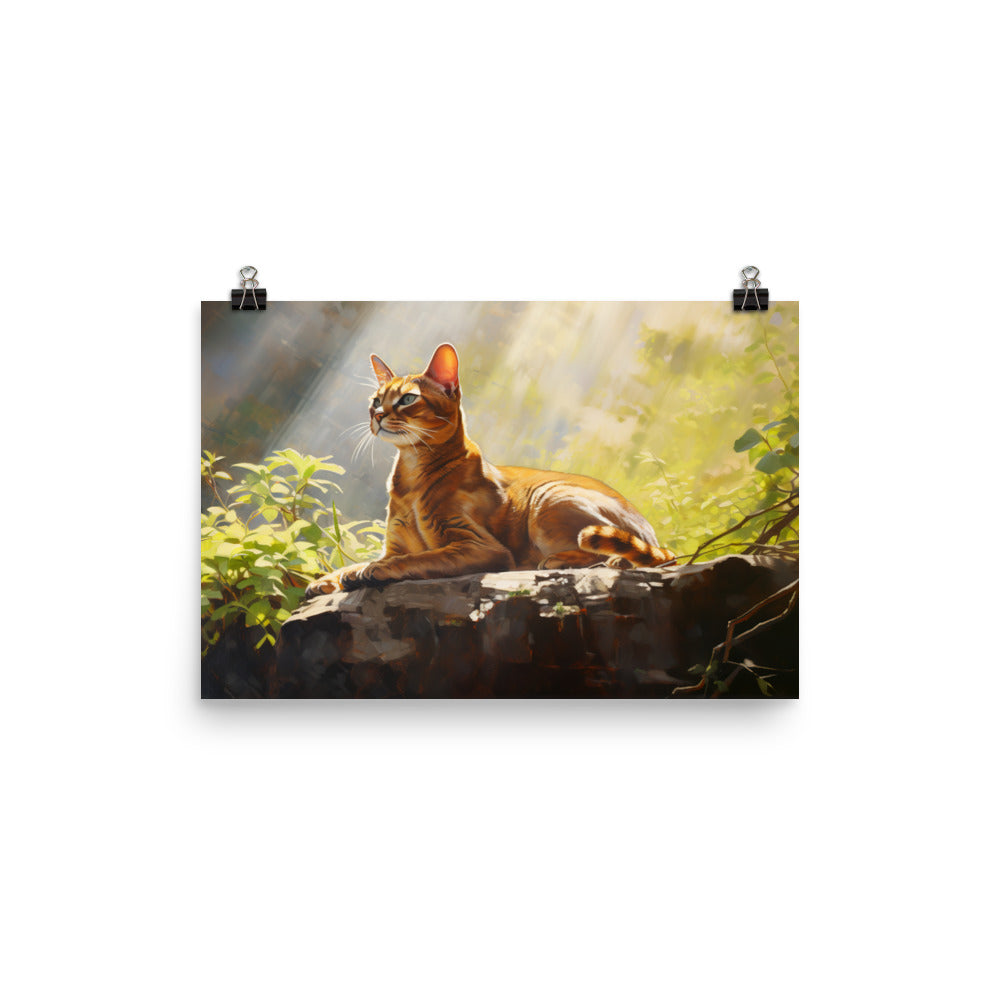 Abyssinian Photo paper poster - PosterfyAI.com