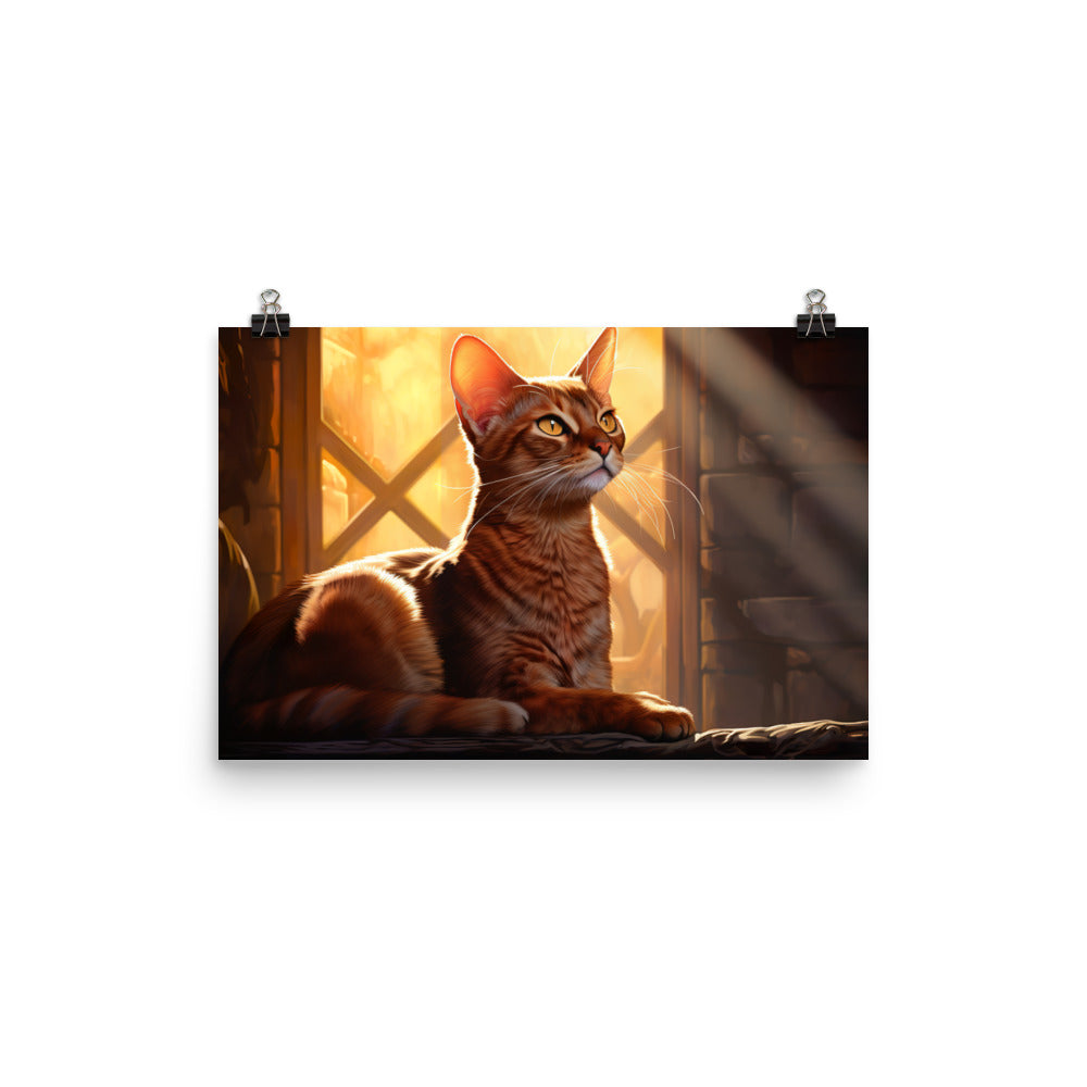 Abyssinian Photo paper poster - PosterfyAI.com