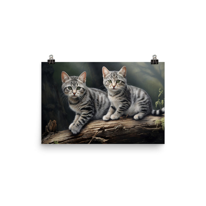 American Shorthair Photo paper poster - PosterfyAI.com