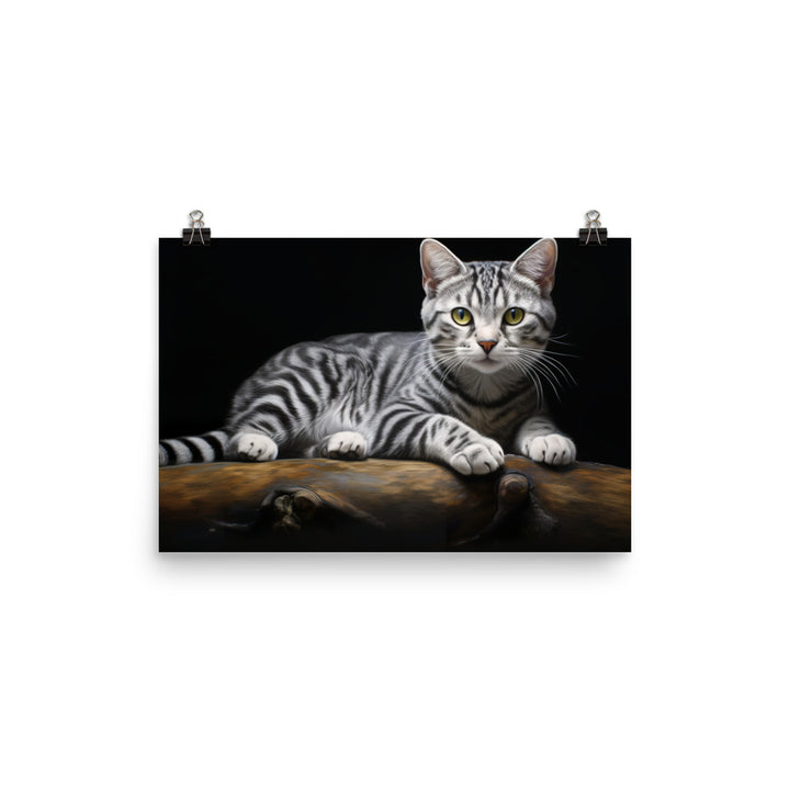 American Shorthair Photo paper poster - PosterfyAI.com