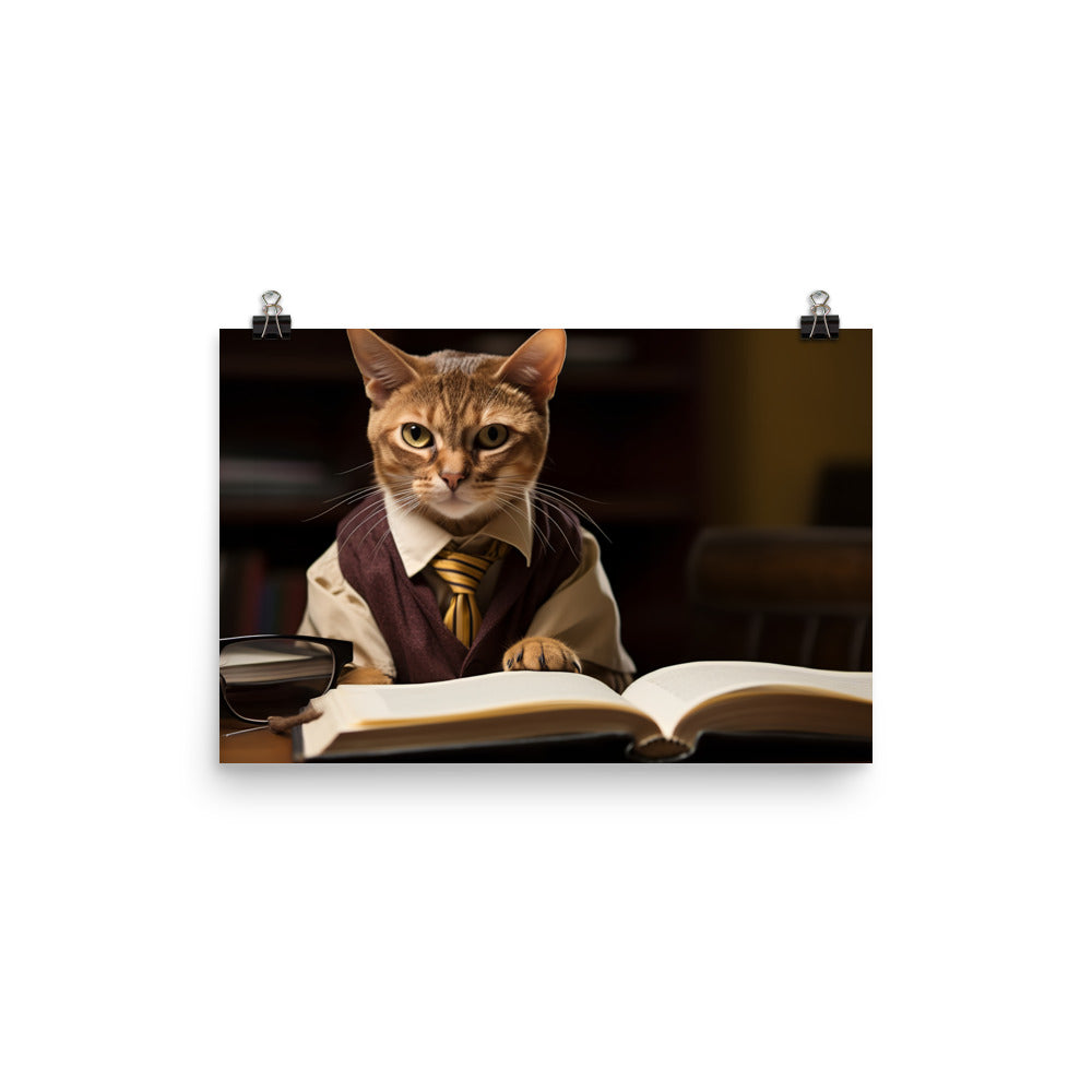 Abyssinian Student Photo paper poster - PosterfyAI.com