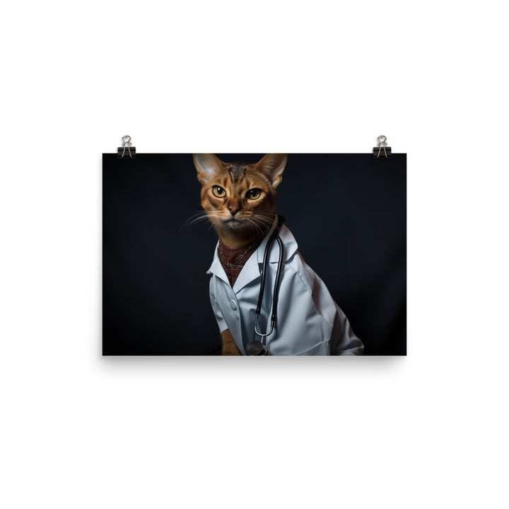 Abyssinian Doctor Photo paper poster - PosterfyAI.com