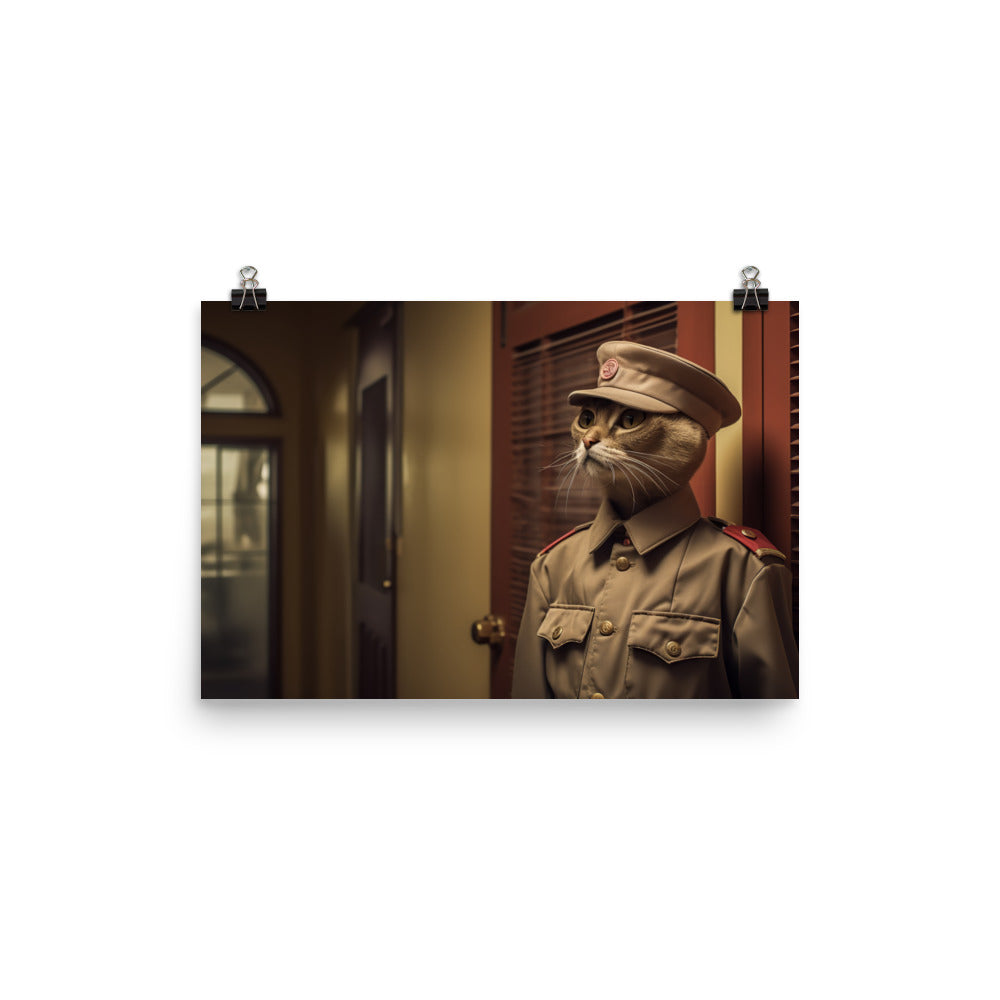 Abyssinian Prison Officer Photo paper poster - PosterfyAI.com