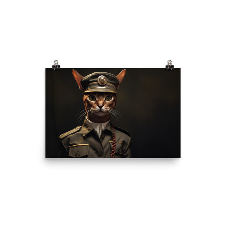 Abyssinian Prison Officer Photo paper poster - PosterfyAI.com