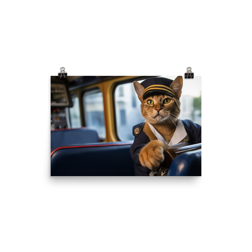 Abyssinian Transit Operator Photo paper poster - PosterfyAI.com